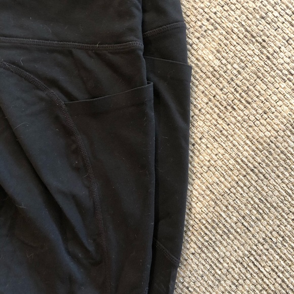 Athleta Cropped Mesh Leggings - Picture 4 of 5